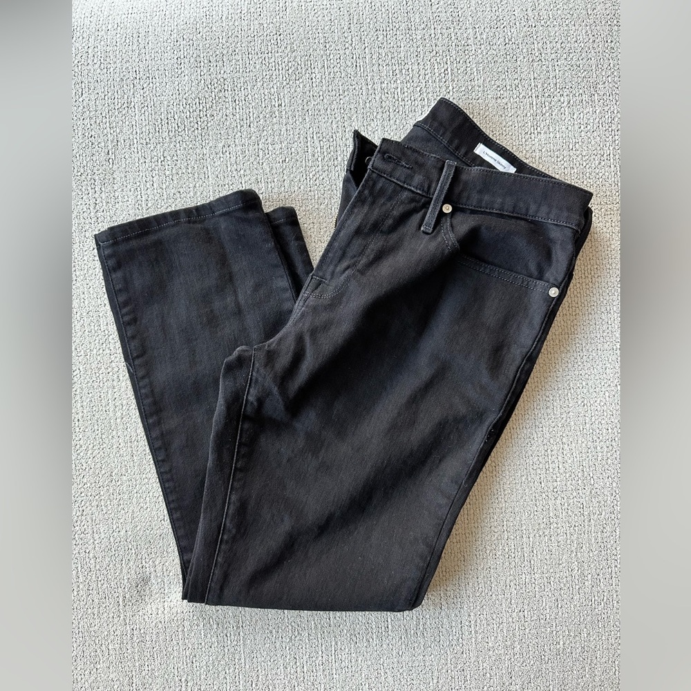 Men’s FRAME L’Homme Skinny in Noir Jeans in Noir, Size 32